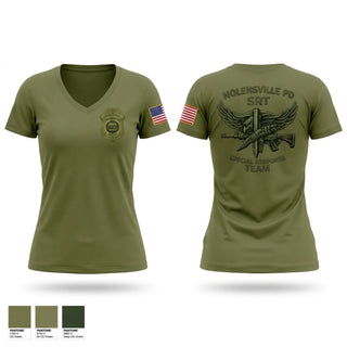 Womens Short Sleeve Vneck Shirt, SRT, Police, Teamtime, Team time, sublimation, custom sports apparel, team uniforms, spirit wear, spiritwear, sports uniforms, custom shirts, team store, custom team store, fundraiser sports, apparel fundraiser