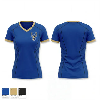 Womens Short Sleeve Vneck Shirt, Berkeley Stags, Wrestling, Teamtime, Team time, sublimation, custom sports apparel, team uniforms, spirit wear, spiritwear, sports uniforms, custom shirts, team store, custom team store, fundraiser sports, apparel fundraiser
