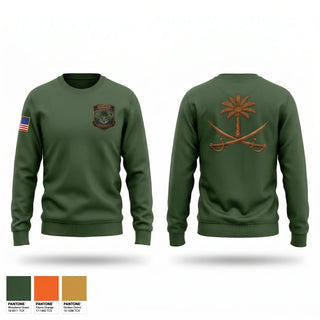 Crew Neck Sweatshirt, Lowcountry Leadership Battalion, Army, Teamtime, Team time, sublimation, custom sports apparel, team uniforms, spirit wear, spiritwear, sports uniforms, custom shirts, team store, custom team store, fundraiser sports, apparel fundraiser