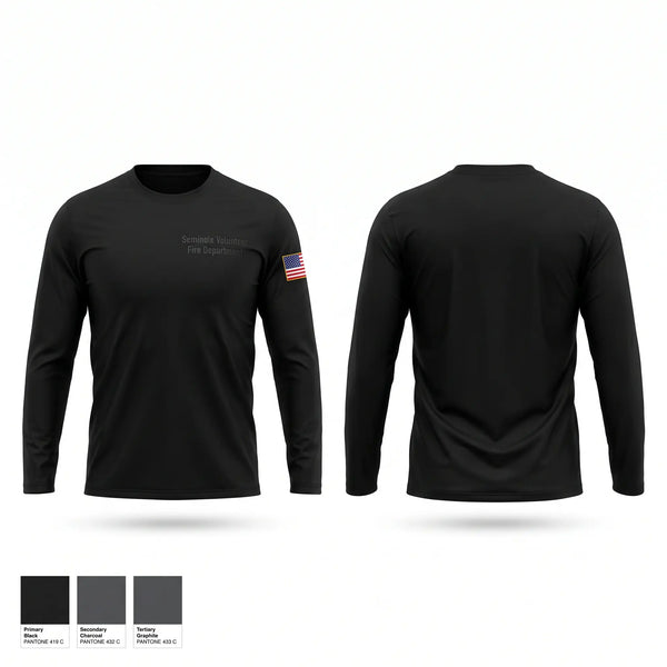 Long Sleeve Performance Shirt, Seminole Volunteer Fire Department, Fire Department, Teamtime, Team time, sublimation, custom sports apparel, team uniforms, spirit wear, spiritwear, sports uniforms, custom shirts, team store, custom team store, fundraiser sports, apparel fundraiser