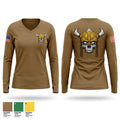 977 MP CO Women's Long Sleeve V-neck Shirt - 1