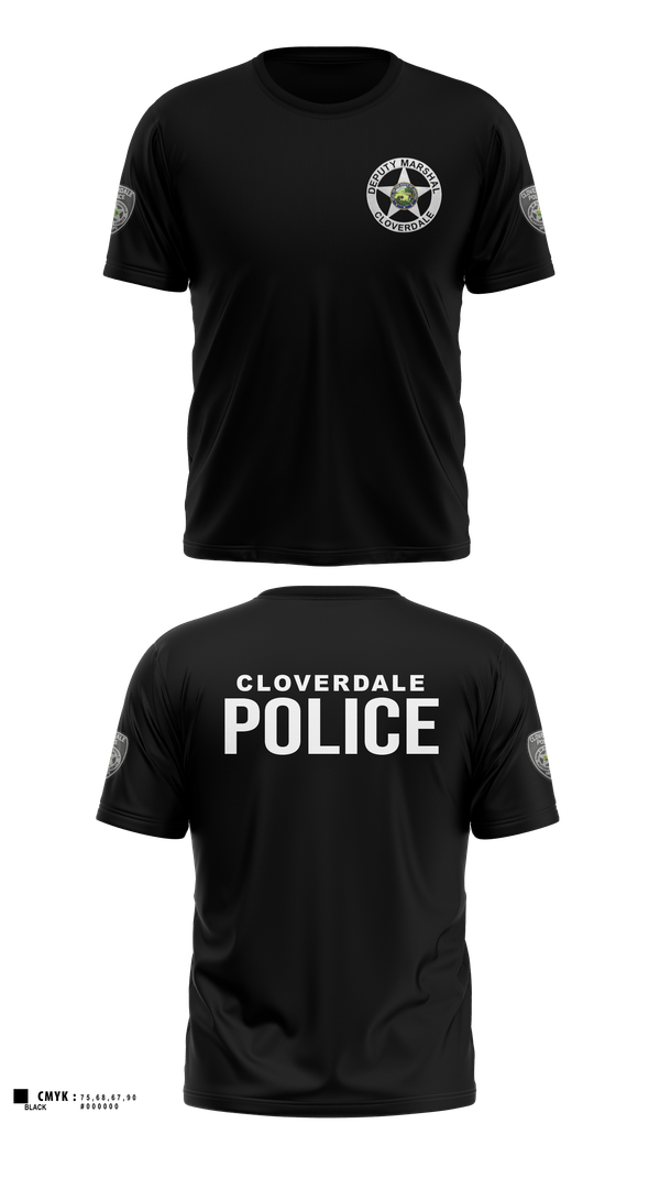 Short Sleeve Performance Shirt, Cloverdale police department, Police, Teamtime, Team time, sublimation, custom sports apparel, team uniforms, spirit wear, spiritwear, sports uniforms, custom shirts, team store, custom team store, fundraiser sports, apparel fundraiser
