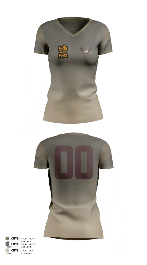 Womens Short Sleeve Vneck Shirt, Agape Youth Reachout inc, , Teamtime, Team time, sublimation, custom sports apparel, team uniforms, spirit wear, spiritwear, sports uniforms, custom shirts, team store, custom team store, fundraiser sports, apparel fundraiser