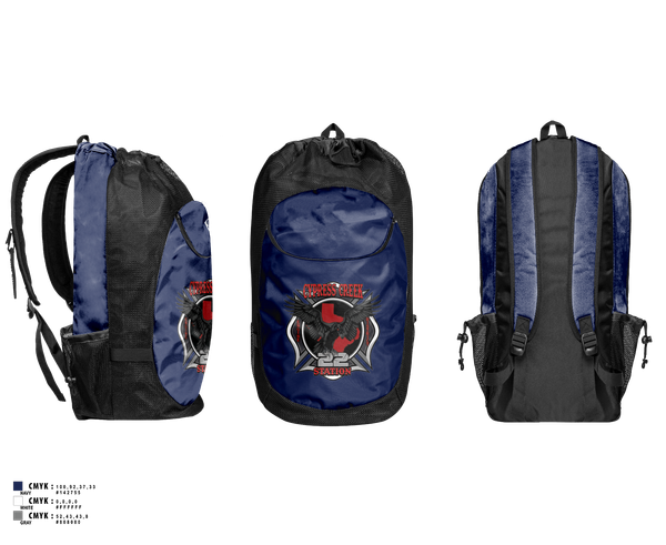 Gear Bag, Cy creek fire 22, , Teamtime, Team time, sublimation, custom sports apparel, team uniforms, spirit wear, spiritwear, sports uniforms, custom shirts, team store, custom team store, fundraiser sports, apparel fundraiser