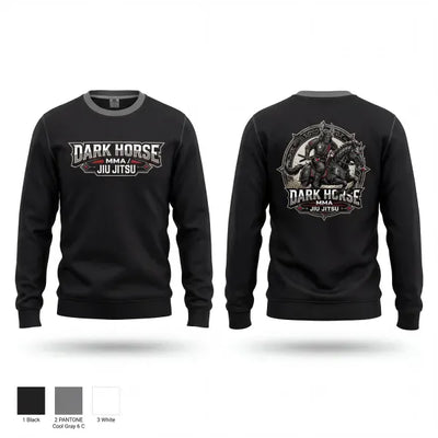 DARK HORSE MMA/JIU JITSU 63851322 Crew Neck Sweatshirt - 2