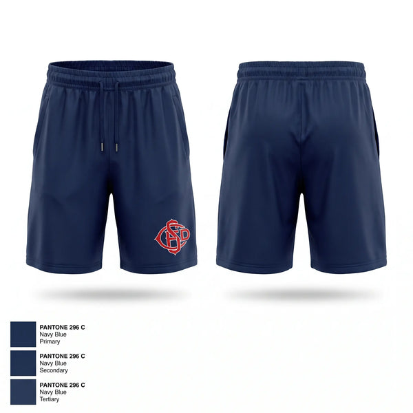 Athletic Shorts With Pockets, Central Stickney Fire, Fire Department, Teamtime, Team time, sublimation, custom sports apparel, team uniforms, spirit wear, spiritwear, sports uniforms, custom shirts, team store, custom team store, fundraiser sports, apparel fundraiser