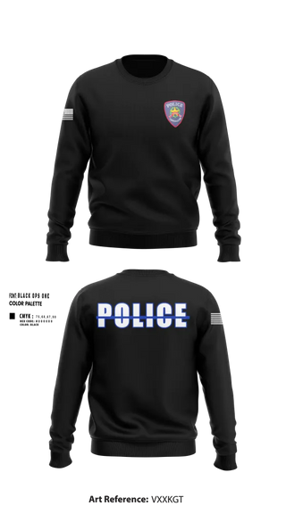 Crew Neck Sweatshirt, Carrollton Police Department, Police, Teamtime, Team time, sublimation, custom sports apparel, team uniforms, spirit wear, spiritwear, sports uniforms, custom shirts, team store, custom team store, fundraiser sports, apparel fundraiser