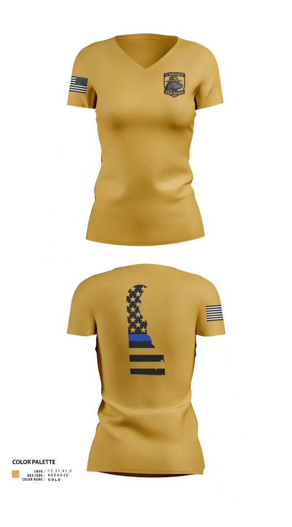 Womens Short Sleeve Vneck Shirt, C-Squad, Police, Teamtime, Team time, sublimation, custom sports apparel, team uniforms, spirit wear, spiritwear, sports uniforms, custom shirts, team store, custom team store, fundraiser sports, apparel fundraiser