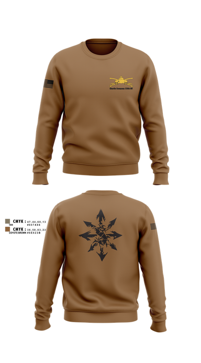 Charlie Company 120th INF 49997555 Crew Neck Sweatshirt - 2