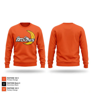 Crew Neck Sweatshirt, Sioux City Moons, Softball, Teamtime, Team time, sublimation, custom sports apparel, team uniforms, spirit wear, spiritwear, sports uniforms, custom shirts, team store, custom team store, fundraiser sports, apparel fundraiser