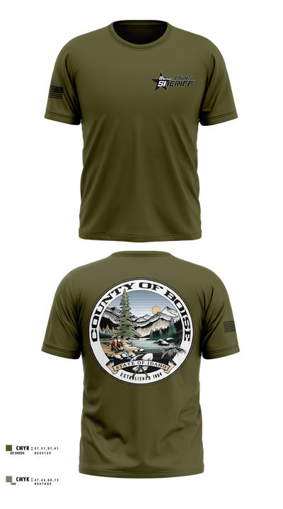 Boise County Sheriffs 675554 Short Sleeve Performance Shirt - 3