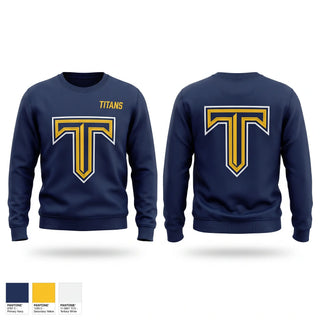 Crew Neck Sweatshirt, Titans, Baseball, Teamtime, Team time, sublimation, custom sports apparel, team uniforms, spirit wear, spiritwear, sports uniforms, custom shirts, team store, custom team store, fundraiser sports, apparel fundraiser
