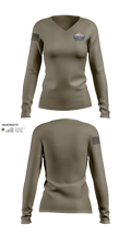 139th MP Batallion Women's Long Sleeve V-neck Shirt - 21