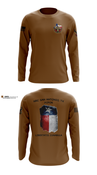 Long Sleeve Performance Shirt, NRC San Antonio, TX, Navy, Teamtime, Team time, sublimation, custom sports apparel, team uniforms, spirit wear, spiritwear, sports uniforms, custom shirts, team store, custom team store, fundraiser sports, apparel fundraiser