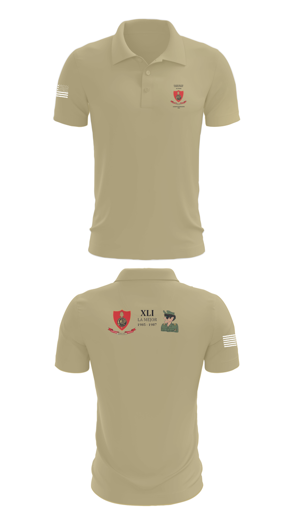 Short Sleeve Performance Polo, CMLP41, Army, Teamtime, Team time, sublimation, custom sports apparel, team uniforms, spirit wear, spiritwear, sports uniforms, custom shirts, team store, custom team store, fundraiser sports, apparel fundraiser