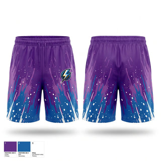Athletic Shorts With Pockets, Thunder, Softball, Teamtime, Team time, sublimation, custom sports apparel, team uniforms, spirit wear, spiritwear, sports uniforms, custom shirts, team store, custom team store, fundraiser sports, apparel fundraiser