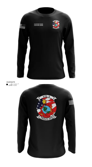 Long Sleeve Performance Shirt, VQ3 Det Travis, , Teamtime, Team time, sublimation, custom sports apparel, team uniforms, spirit wear, spiritwear, sports uniforms, custom shirts, team store, custom team store, fundraiser sports, apparel fundraiser