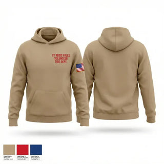 Hoodie, St. Regis Falls Volunteer Fire Dept, Fire Department, Teamtime, Team time, sublimation, custom sports apparel, team uniforms, spirit wear, spiritwear, sports uniforms, custom shirts, team store, custom team store, fundraiser sports, apparel fundraiser