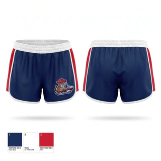 Womens Shorts, NAVY, Navy, Teamtime, Team time, sublimation, custom sports apparel, team uniforms, spirit wear, spiritwear, sports uniforms, custom shirts, team store, custom team store, fundraiser sports, apparel fundraiser