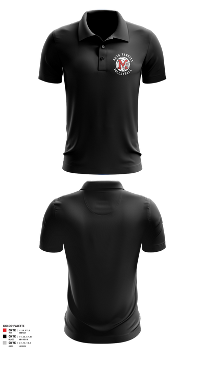 McLean High School Boys Volleyball 48768744 Short Sleeve Performance Polo - 9