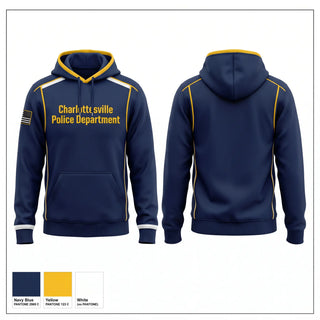 Hoodie, Charlottesville Police Department, Police, Teamtime, Team time, sublimation, custom sports apparel, team uniforms, spirit wear, spiritwear, sports uniforms, custom shirts, team store, custom team store, fundraiser sports, apparel fundraiser