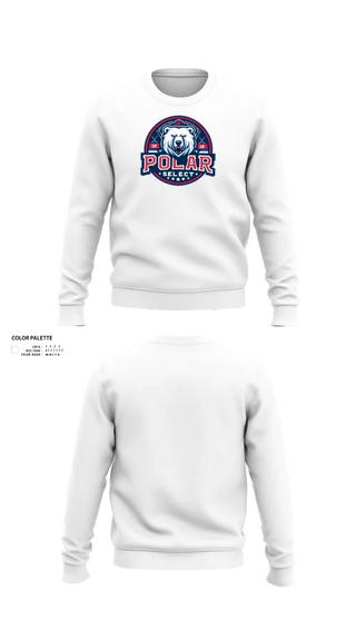 Crew Neck Sweatshirt, Polar Select, Ice Hockey, Teamtime, Team time, sublimation, custom sports apparel, team uniforms, spirit wear, spiritwear, sports uniforms, custom shirts, team store, custom team store, fundraiser sports, apparel fundraiser