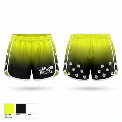 Diamond Daisies Women's Shorts - 1