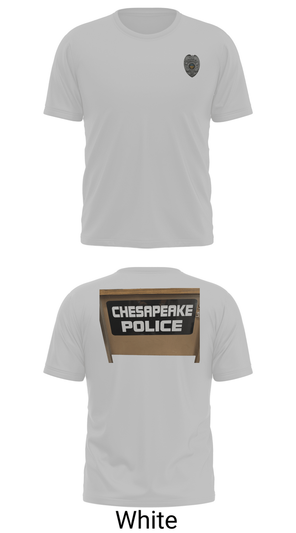 Old School Cotton Feel Shirt, Chesapeake Police, Police, Teamtime, Team time, sublimation, custom sports apparel, team uniforms, spirit wear, spiritwear, sports uniforms, custom shirts, team store, custom team store, fundraiser sports, apparel fundraiser