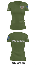 Vincennes Police Department 76255219 Women's Short Sleeve V-neck Shirt - 46