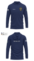 Vinton Police Department Long Sleeve Performance Shirt with hood - 5