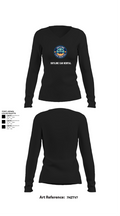 Skyline Car Rental 78356541 Women's Long Sleeve V-neck Shirt - 22