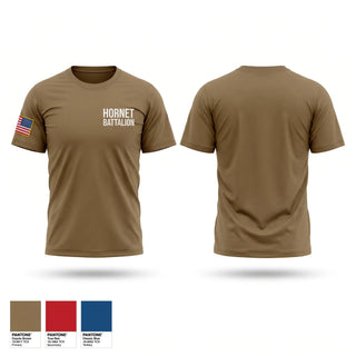 Old School Cotton Feel Shirt, Hornet Battalion, National Guard, Teamtime, Team time, sublimation, custom sports apparel, team uniforms, spirit wear, spiritwear, sports uniforms, custom shirts, team store, custom team store, fundraiser sports, apparel fundraiser
