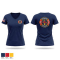 Olympian Springs Fire and Rescue Women's Short Sleeve V-neck Shirt - 1