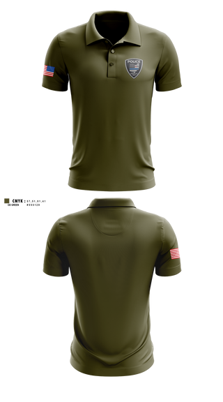 Short Sleeve Performance Polo, Orrville Police Department, Police, Teamtime, Team time, sublimation, custom sports apparel, team uniforms, spirit wear, spiritwear, sports uniforms, custom shirts, team store, custom team store, fundraiser sports, apparel fundraiser