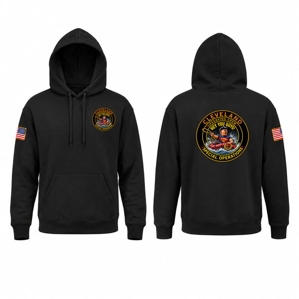 Hoodie, Cleveland life saving crew, EMS/EMT, Teamtime, Team time, sublimation, custom sports apparel, team uniforms, spirit wear, spiritwear, sports uniforms, custom shirts, team store, custom team store, fundraiser sports, apparel fundraiser