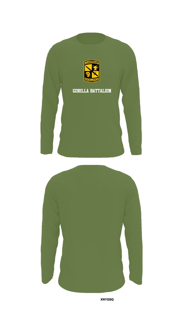 Long Sleeve Performance Shirt, Gorilla battalion, , Teamtime, Team time, sublimation, custom sports apparel, team uniforms, spirit wear, spiritwear, sports uniforms, custom shirts, team store, custom team store, fundraiser sports, apparel fundraiser