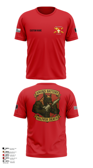 Short Sleeve Performance Shirt, Anubis Battery, 3-12 FA, Army, Teamtime, Team time, sublimation, custom sports apparel, team uniforms, spirit wear, spiritwear, sports uniforms, custom shirts, team store, custom team store, fundraiser sports, apparel fundraiser