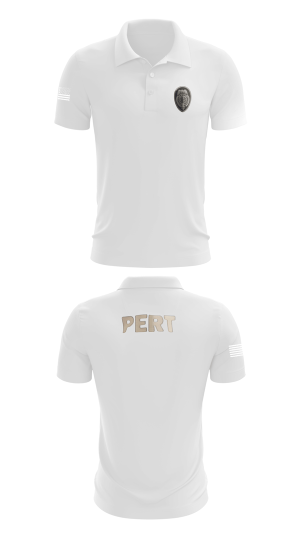 Short Sleeve Performance Polo, PERT, Police, Teamtime, Team time, sublimation, custom sports apparel, team uniforms, spirit wear, spiritwear, sports uniforms, custom shirts, team store, custom team store, fundraiser sports, apparel fundraiser