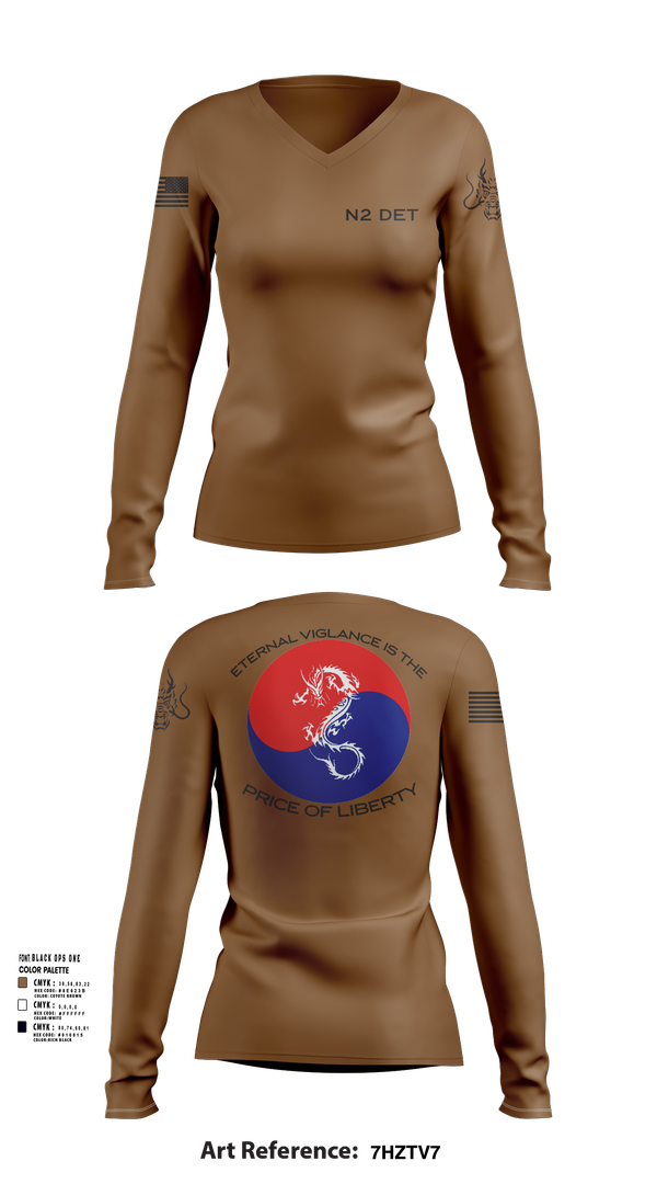 Womens Long Sleeve Vneck Shirt, CNFK DET CHINHAE, Navy, Teamtime, Team time, sublimation, custom sports apparel, team uniforms, spirit wear, spiritwear, sports uniforms, custom shirts, team store, custom team store, fundraiser sports, apparel fundraiser