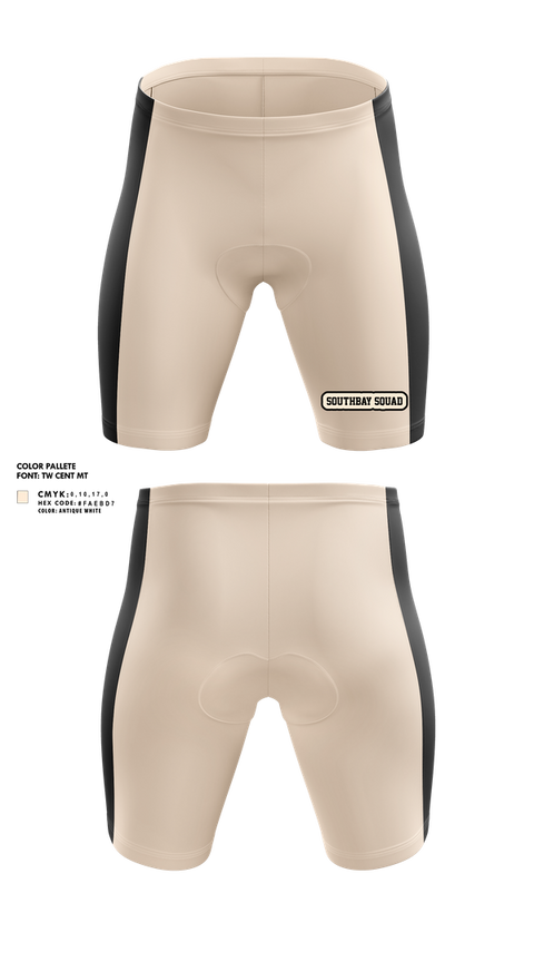 Mens Compression Shorts, Southbay Squad, Cycling, Teamtime, Team time, sublimation, custom sports apparel, team uniforms, spirit wear, spiritwear, sports uniforms, custom shirts, team store, custom team store, fundraiser sports, apparel fundraiser