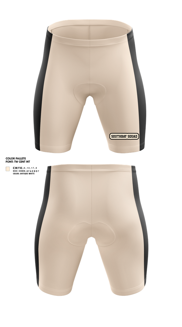 Mens Compression Shorts, Southbay Squad, Cycling, Teamtime, Team time, sublimation, custom sports apparel, team uniforms, spirit wear, spiritwear, sports uniforms, custom shirts, team store, custom team store, fundraiser sports, apparel fundraiser