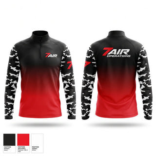 Quarter Zip Jacket, 7Air, , Teamtime, Team time, sublimation, custom sports apparel, team uniforms, spirit wear, spiritwear, sports uniforms, custom shirts, team store, custom team store, fundraiser sports, apparel fundraiser