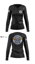 Windsor PD Traffic Unit 15441885 Women's Long Sleeve V-neck Shirt - 3