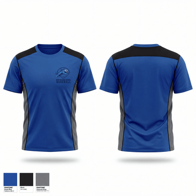 Newton High School Baseball 32855981 Short Sleeve Performance Shirt - 1