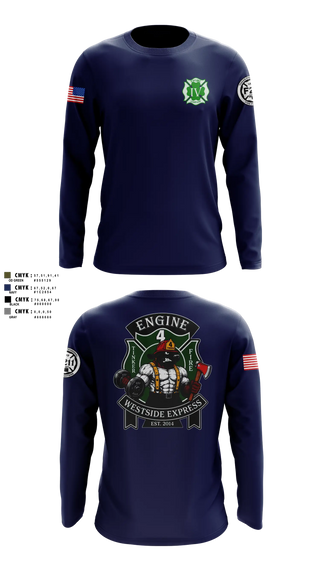 Long Sleeve Performance Shirt, 179 HHC Medics, National Guard, Teamtime, Team time, sublimation, custom sports apparel, team uniforms, spirit wear, spiritwear, sports uniforms, custom shirts, team store, custom team store, fundraiser sports, apparel fundraiser