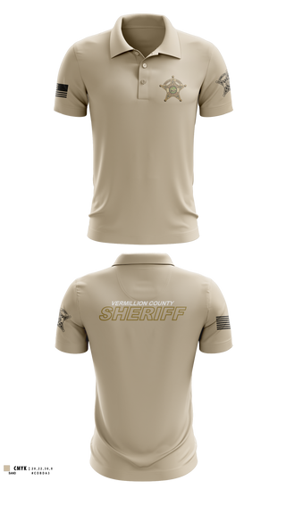 Short Sleeve Performance Polo, Vermillion County Sheriff’s Office, Police, Teamtime, Team time, sublimation, custom sports apparel, team uniforms, spirit wear, spiritwear, sports uniforms, custom shirts, team store, custom team store, fundraiser sports, apparel fundraiser
