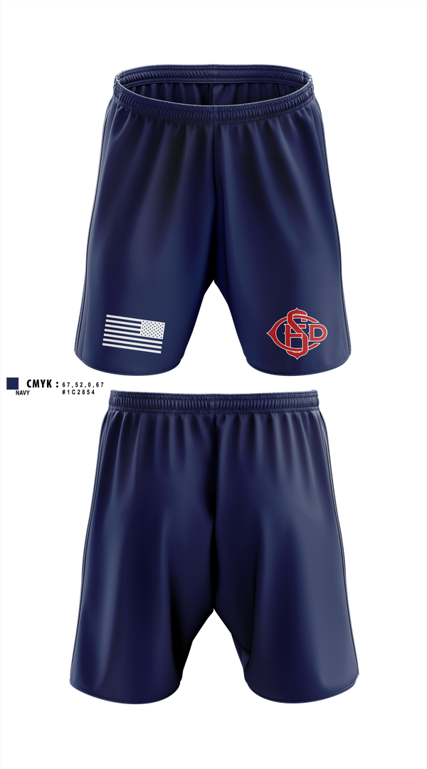 Athletic Shorts With Pockets, Central Stickney Fire, Fire Department, Teamtime, Team time, sublimation, custom sports apparel, team uniforms, spirit wear, spiritwear, sports uniforms, custom shirts, team store, custom team store, fundraiser sports, apparel fundraiser