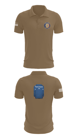 Short Sleeve Performance Polo, Cayce Police K9, , Teamtime, Team time, sublimation, custom sports apparel, team uniforms, spirit wear, spiritwear, sports uniforms, custom shirts, team store, custom team store, fundraiser sports, apparel fundraiser