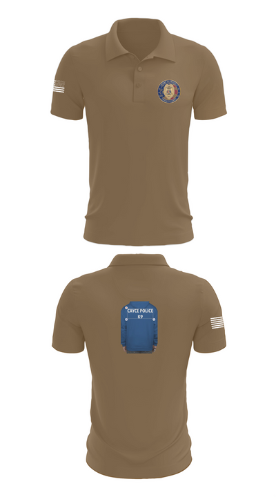 Cayce Police K9 35627395 Short Sleeve Performance Polo - 7