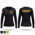 Platoon B Central Nights 1688578 Women's Long Sleeve V-neck Shirt - 1